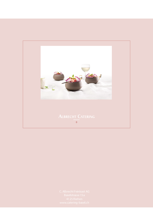 Handout Albrecht Catering